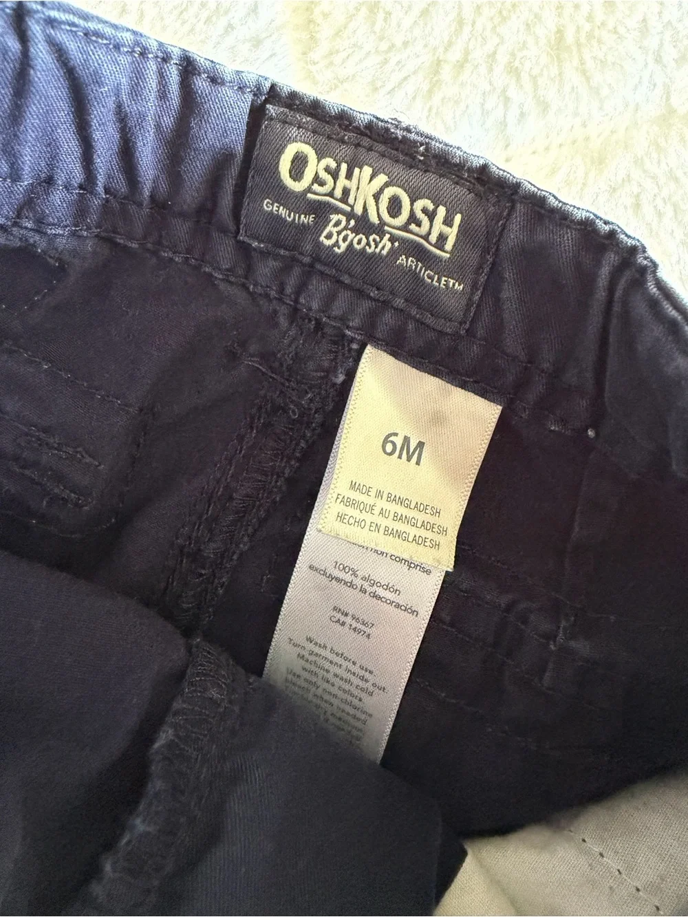 OshKosh B'gosh Navy Blue Cargo Shorts
